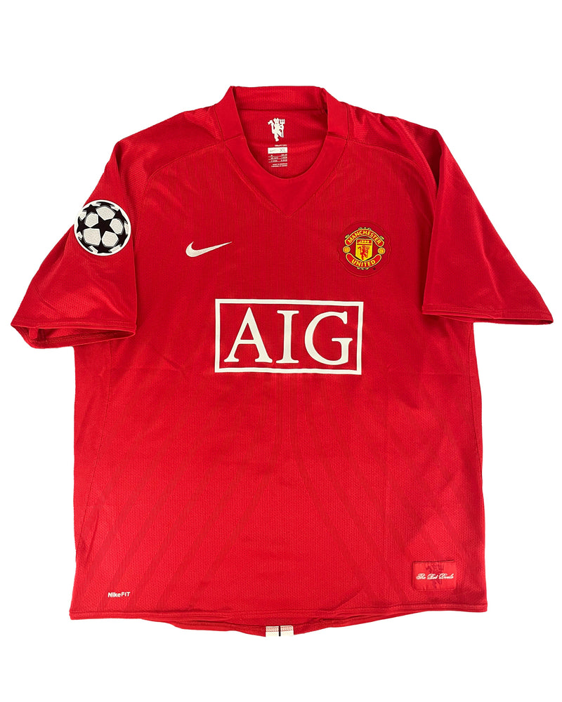 Hoe herken je een origineel Manchester United 2007-08 thuisshirt?