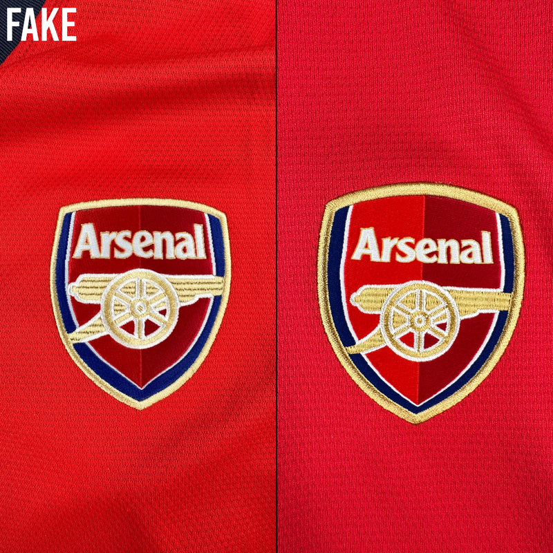 Arsenal thuisshirt 2012/14: namaak vs origineel