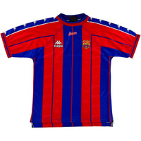 1997-98 Barcelona Thuis Shirt - Oldschool Voetbalshirts