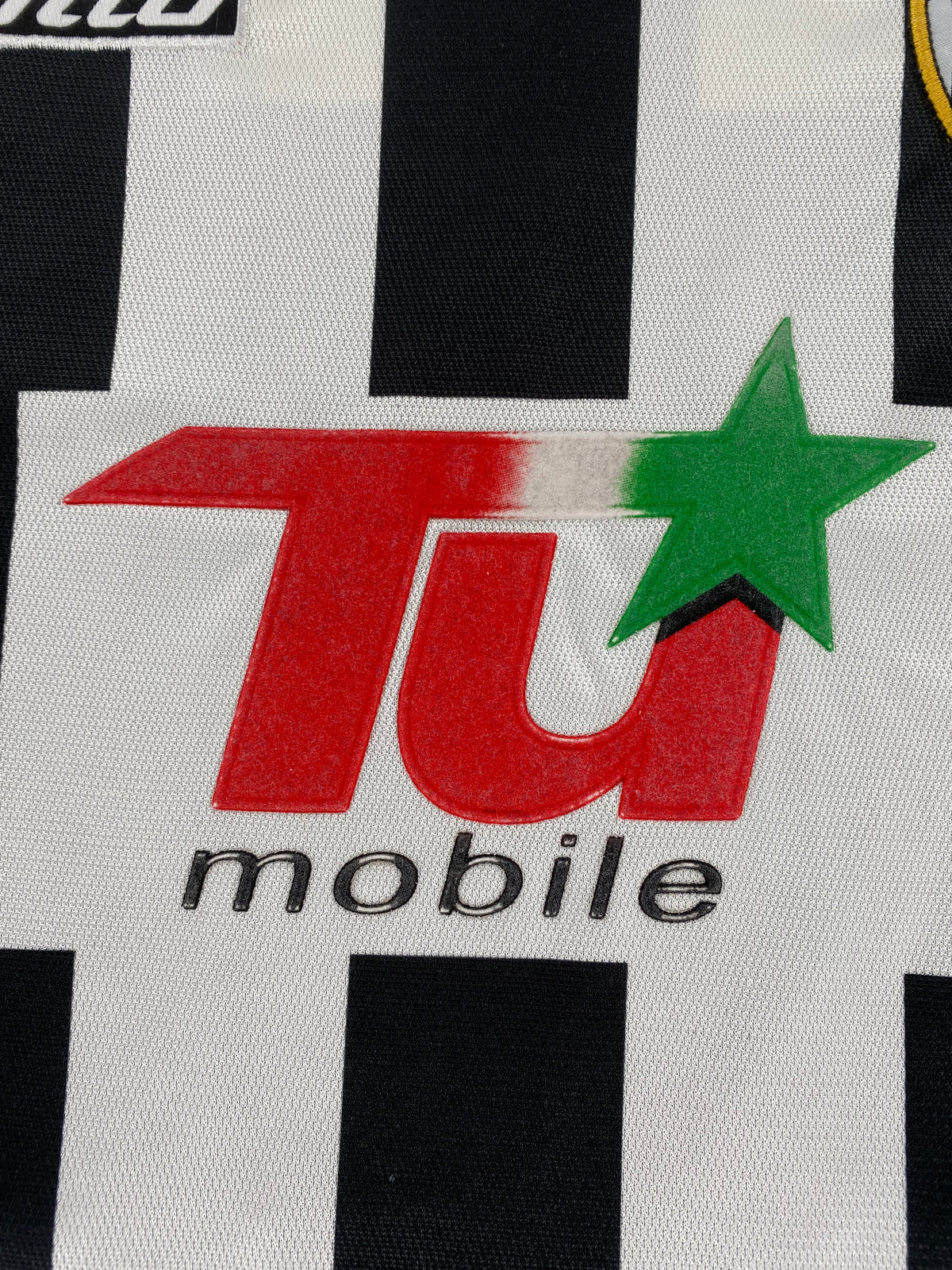 2001-02 Juventus Champions League Shirt Davids #26 - 8/10 - (L) - Oldschool Voetbalshirts