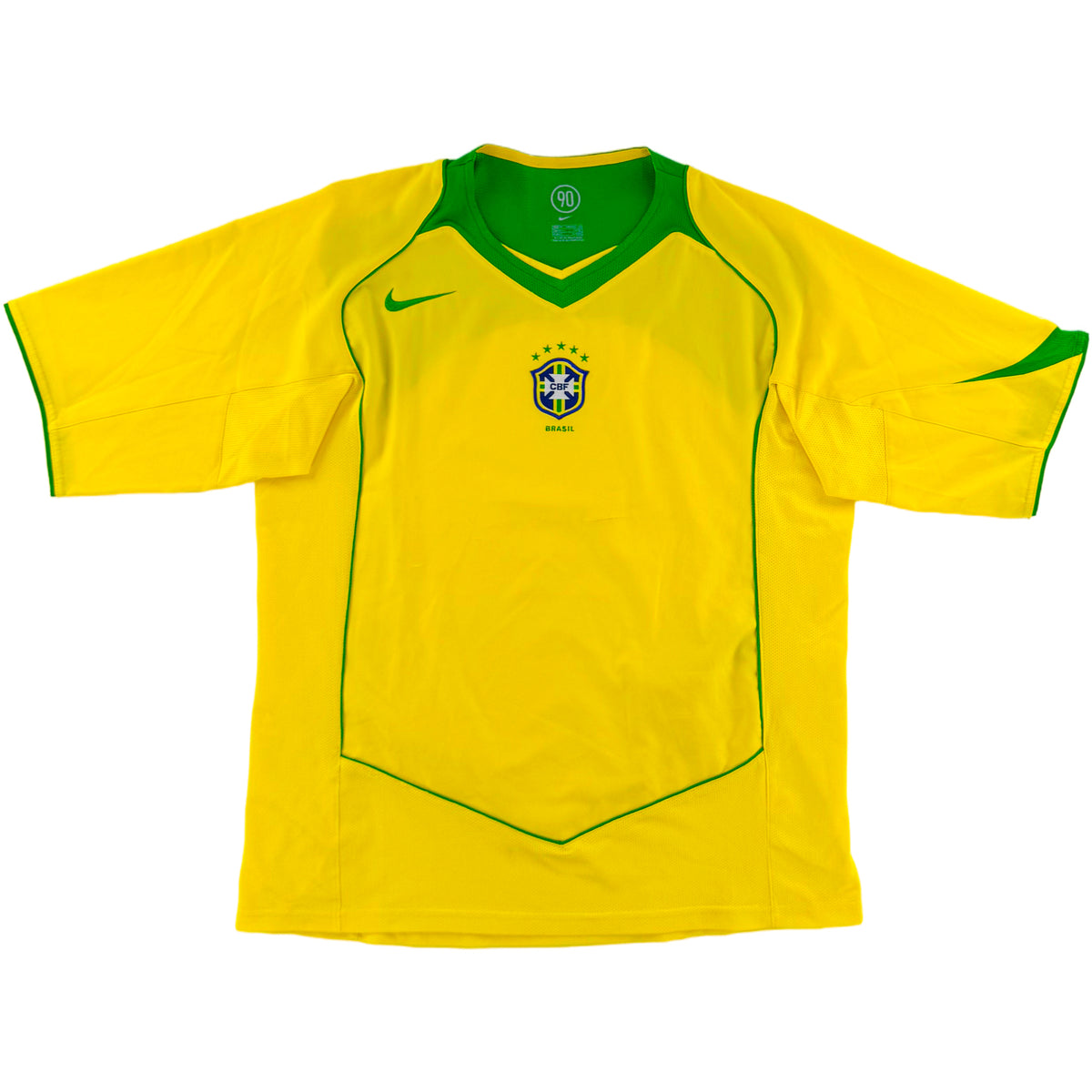 2004-06 Brazilië Thuis Shirt - Oldschool Voetbalshirts