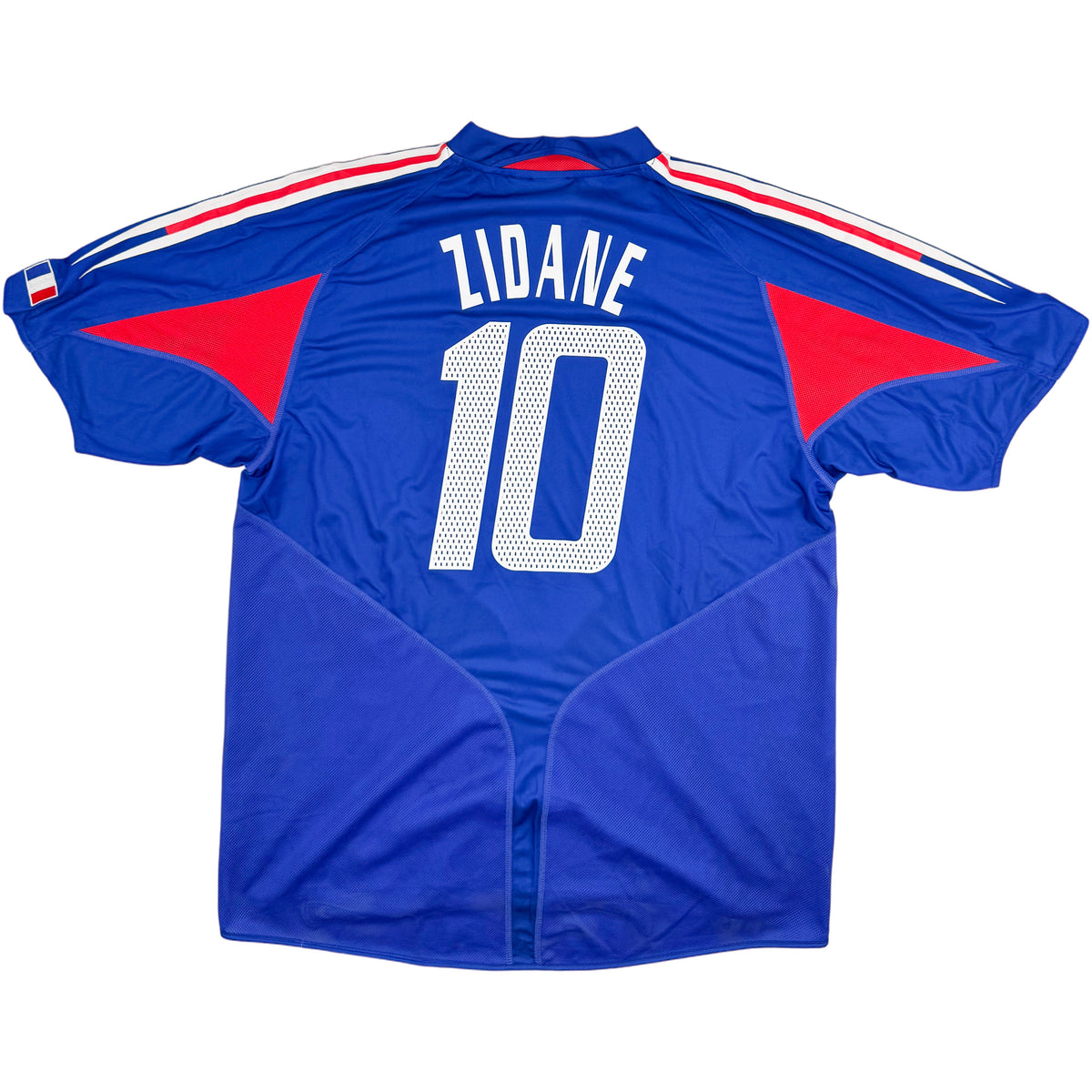 2004 Frankrijk EK Thuis Shirt Zidane - Oldschool Voetbalshirts