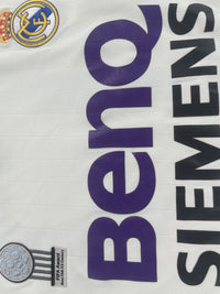 2006-07 Real Madrid Thuis Shirt Van Nistelrooy - 9/10 - (XL) - Oldschool Voetbalshirts