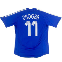 2006-08 Chelsea Thuis Shirt Drogba - 9/10 - (L) - Oldschool Voetbalshirts