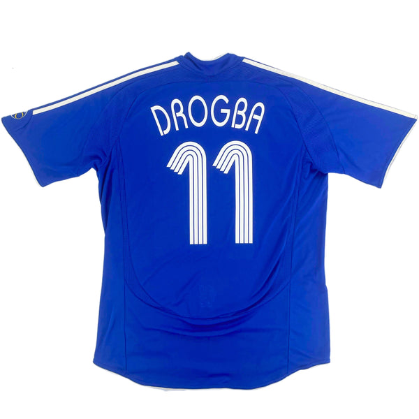 2006-08 Chelsea Thuis Shirt Drogba - 9/10 - (L) - Oldschool Voetbalshirts