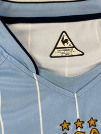 2007-08 Manchester City Thuis Shirt - 8/10 - (L) - Oldschool Voetbalshirts