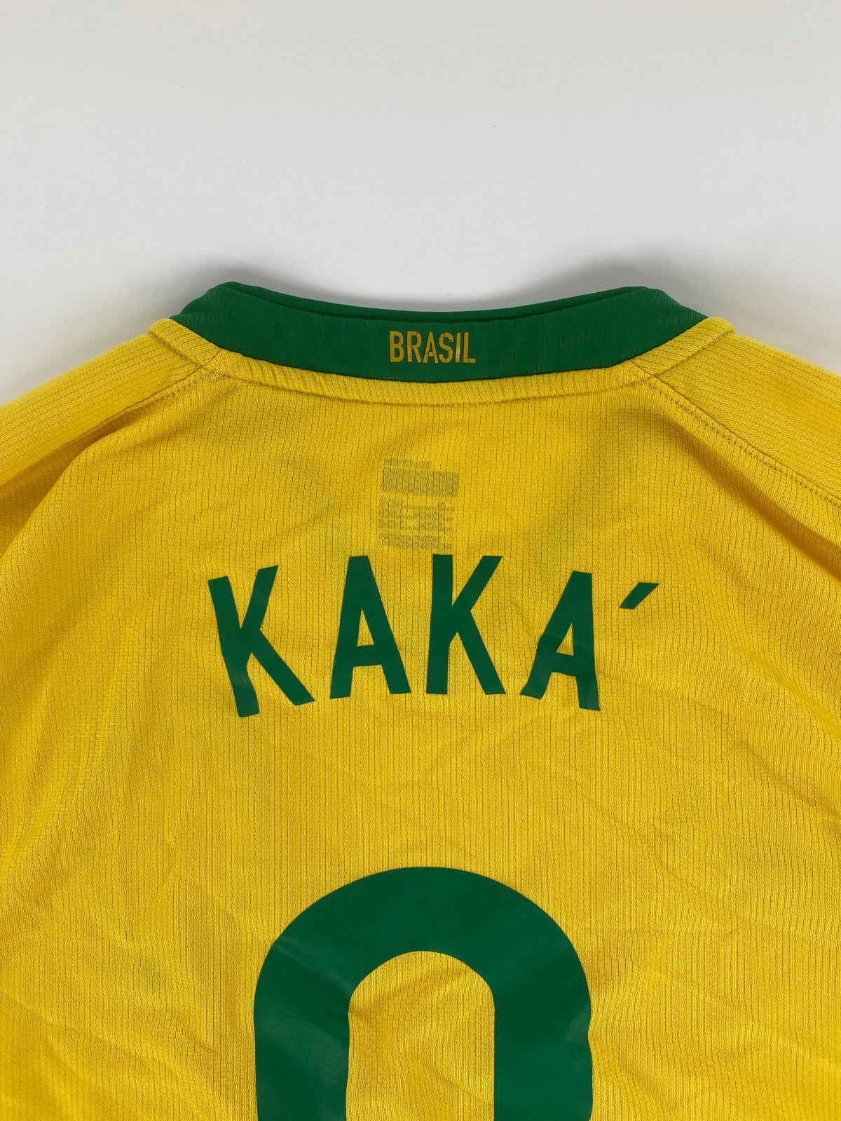 2008-10 Brazilië WK Thuis Shirt Kaka #10 - 8/10 - (M) - Oldschool Voetbalshirts