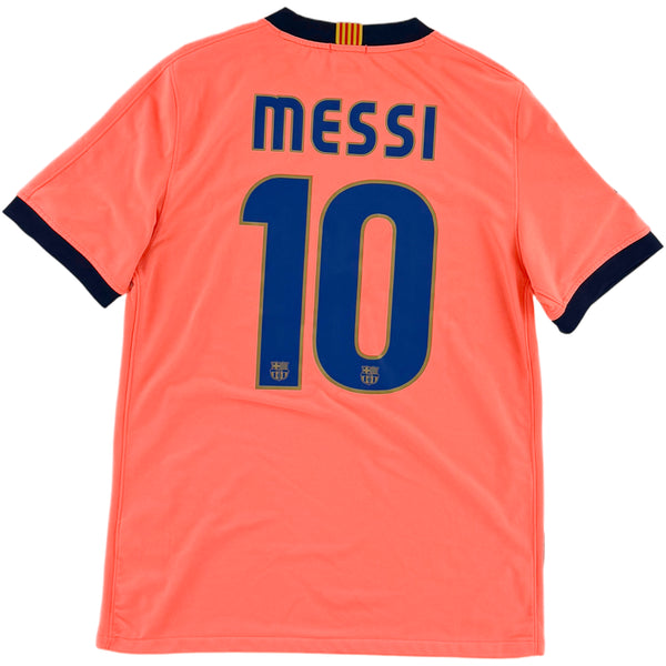 2009-11 Barcelona Uit Shirt Messi - Oldschool Voetbalshirts