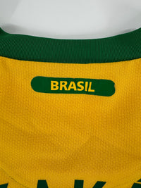 2010 Brazilië WK Thuis Shirt Kaka #10 - 9/10 - (M) - Oldschool Voetbalshirts