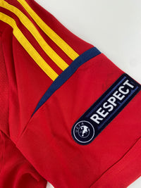 2012 Spanje EK Thuis Shirt Iniesta #6 - 8/10 - (M) - Oldschool Voetbalshirts