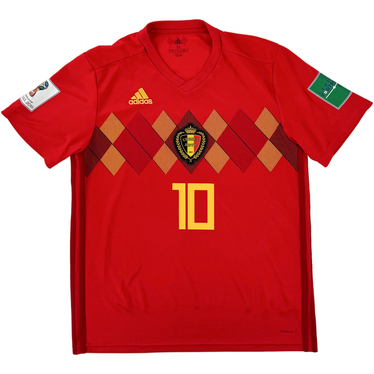 2018 België WK Thuis Shirt Hazard - Oldschool Voetbalshirts