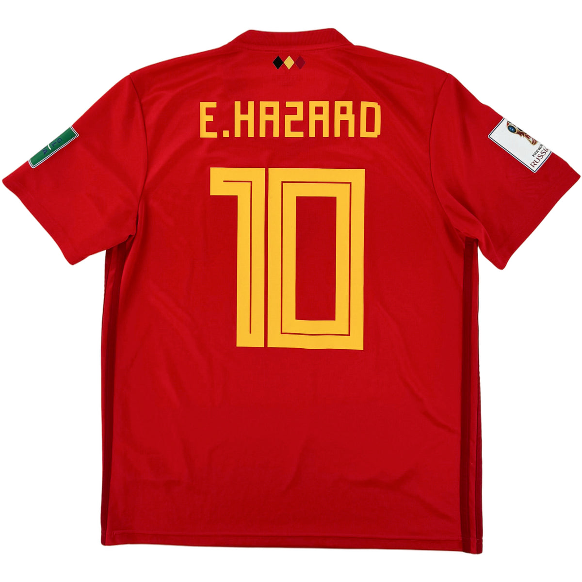 2018 België WK Thuis Shirt Hazard - Oldschool Voetbalshirts