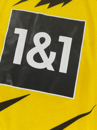 2020-21 Borussia Dortmund Thuis Shirt Haaland #9 - 8/10 - (S) - Oldschool Voetbalshirts