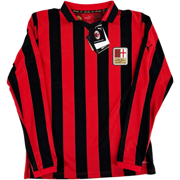 2024-25 AC Milan 125 Jarig Jubileum Authentic Shirt #9 - Nieuw - (M) - Oldschool Voetbalshirts