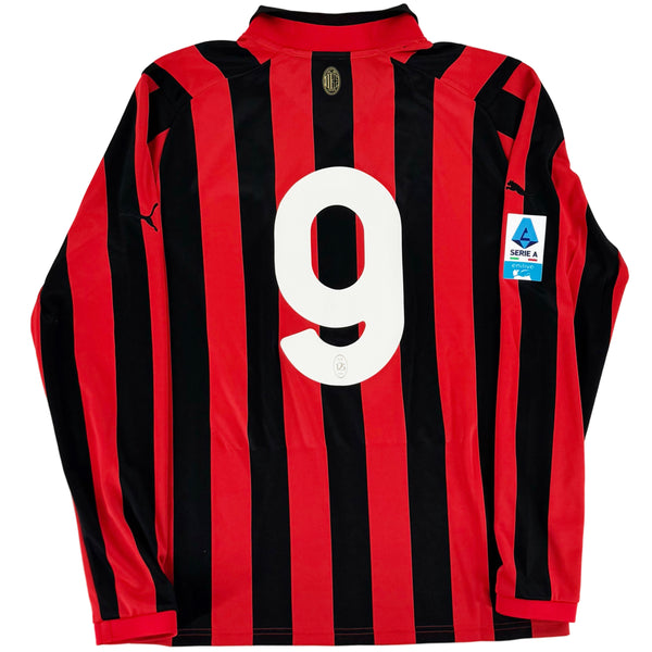 2024-25 AC Milan 125 Jarig Jubileum Authentic Shirt #9 - Nieuw - (M) - Oldschool Voetbalshirts