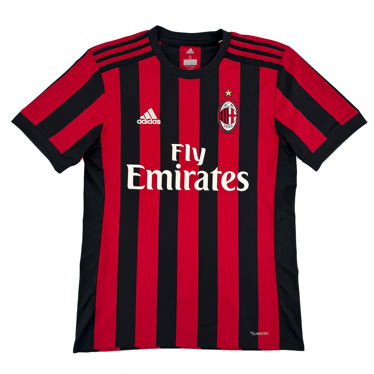 2017-18 AC Milan Home Shirt - 9/10 - (S)