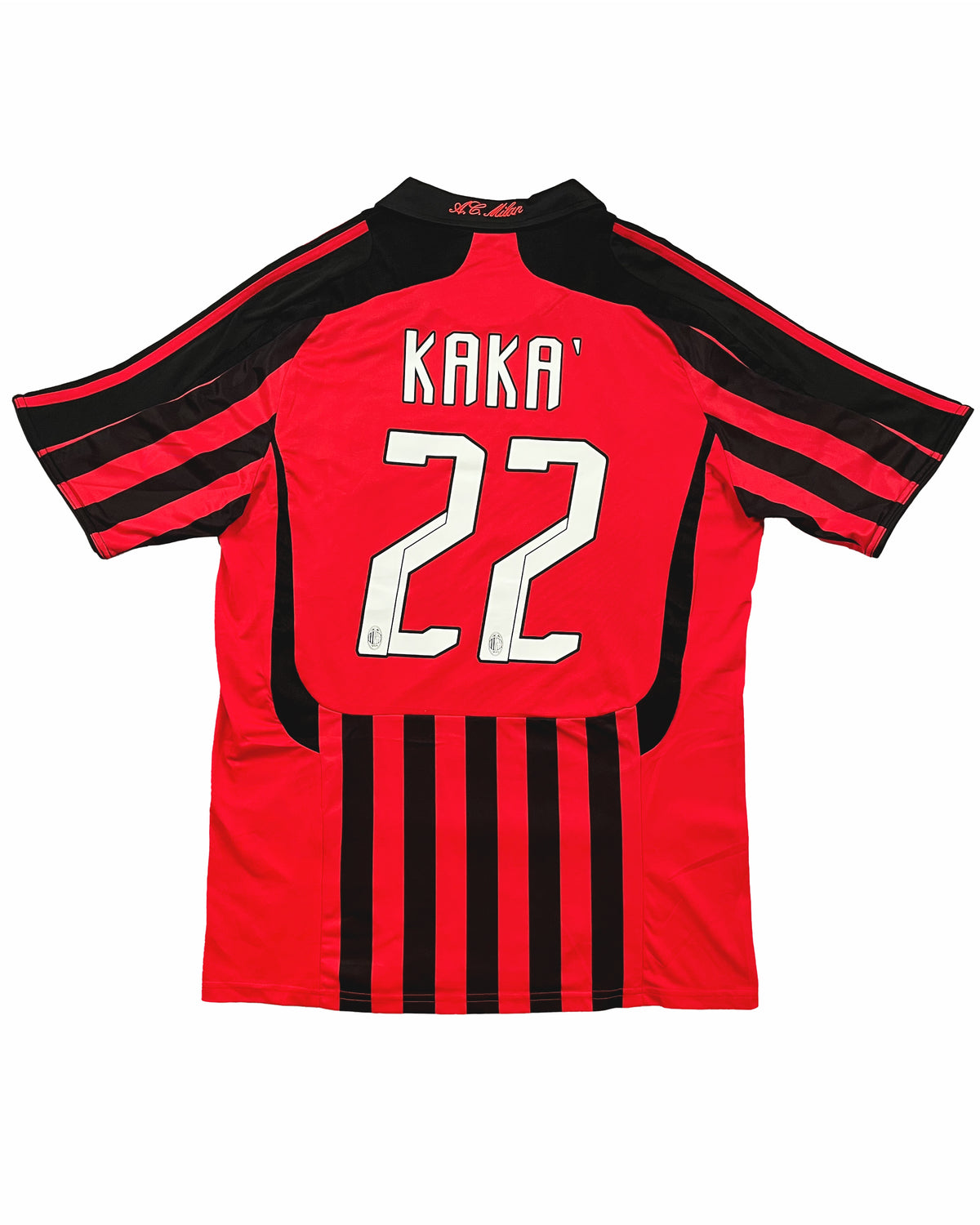 AC Milan - Home Kit - KAKA #22 - 2007/08 - Size L