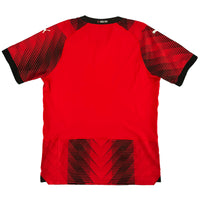 2023-24 AC Milan Authentic Thuis Shirt - 10/10 - (L) - Oldschool Voetbalshirts