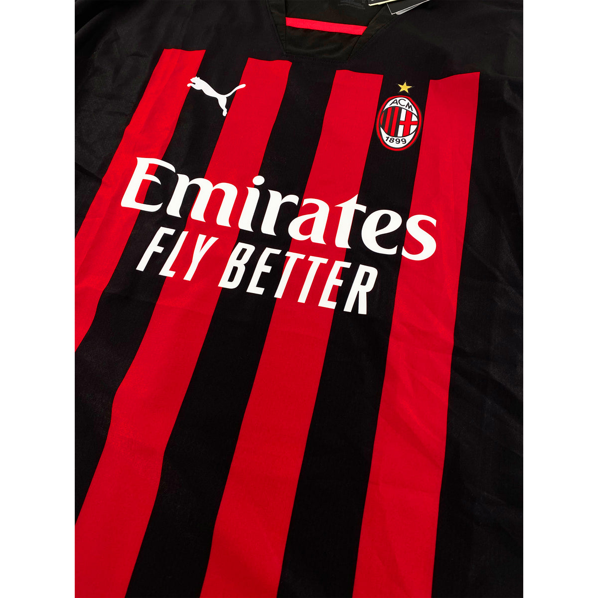 2022-23 AC Milan Pro Thuis Shirt - Nieuw - (XL) - Oldschool Voetbalshirts