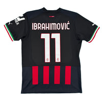 AC Milan - Home Shirt - IBRAHIMOVIC #11 - 2022/23 - Size M - 9/10