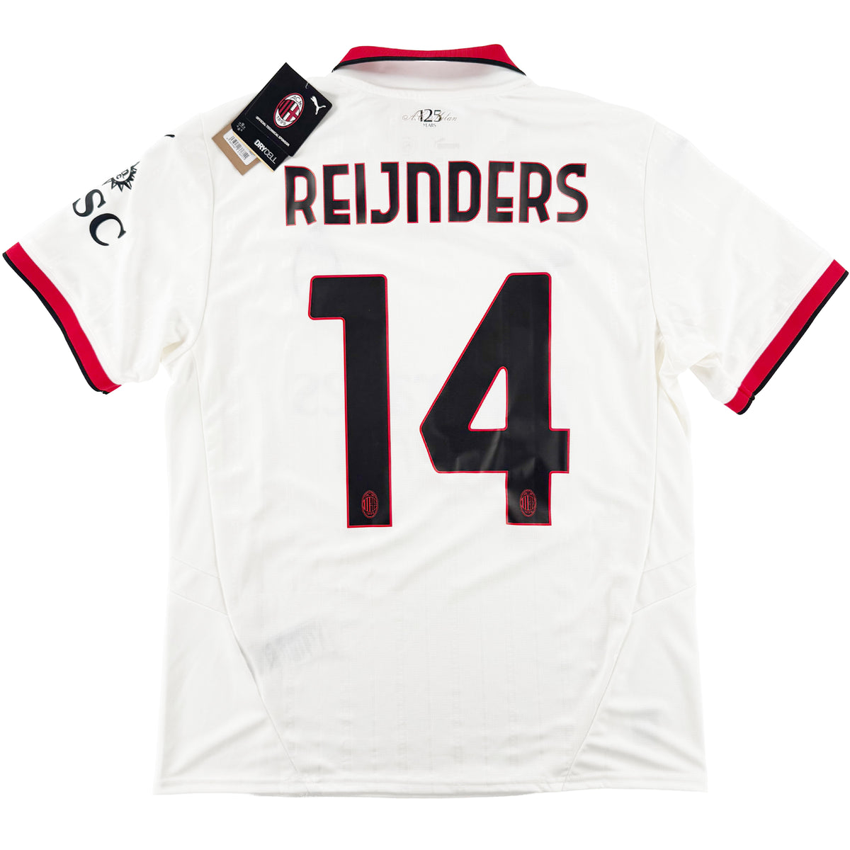 2024-25 AC Milan Uit Shirt Reijnders - Oldschool Voetbalshirts