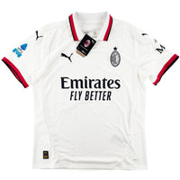 2024-25 AC Milan Uit Shirt Reijnders - Oldschool Voetbalshirts