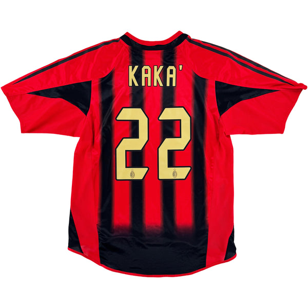 2004-05 AC Milan Thuis Shirt Kaka - Oldschool Voetbalshirts