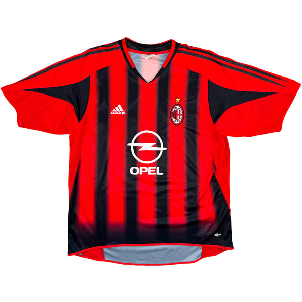 2004-05 AC Milan Thuis Shirt Pirlo - Oldschool Voetbalshirts
