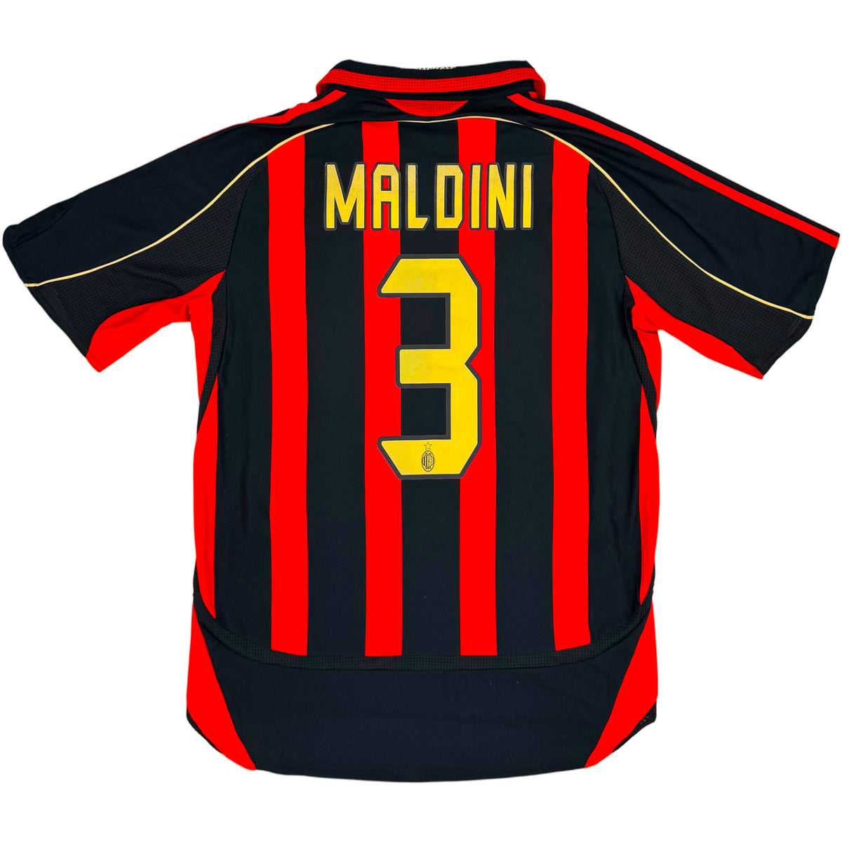 2006-07 AC Milan Thuis Shirt Maldini - Oldschool Voetbalshirts