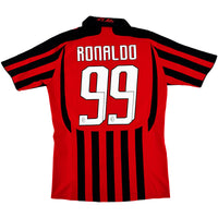 2007-08 AC Milan Thuis Shirt Ronaldo - Oldschool Voetbalshirts