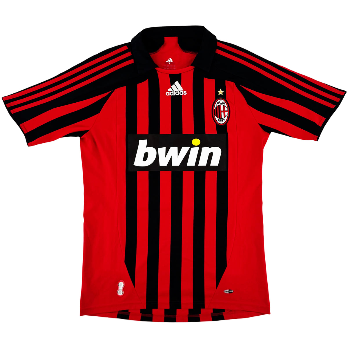 2007-08 AC Milan Thuis Shirt Ronaldo - Oldschool Voetbalshirts