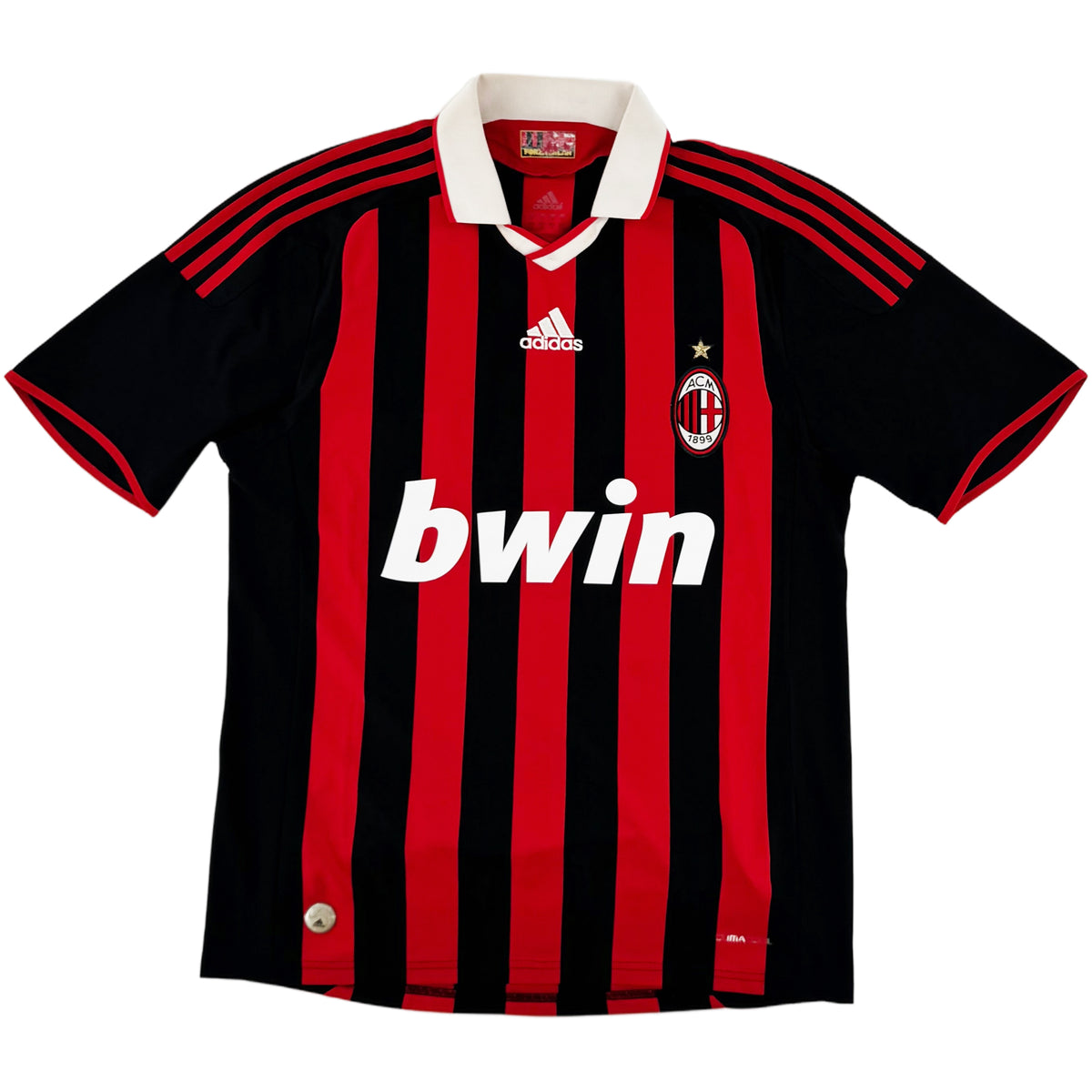 2009-10 AC Milan Thuis Shirt Ronaldinho - Oldschool Voetbalshirts