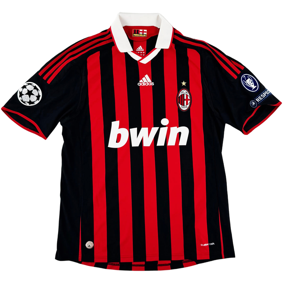 2009-10 AC Milan Thuis Shirt Ronaldinho - Oldschool Voetbalshirts