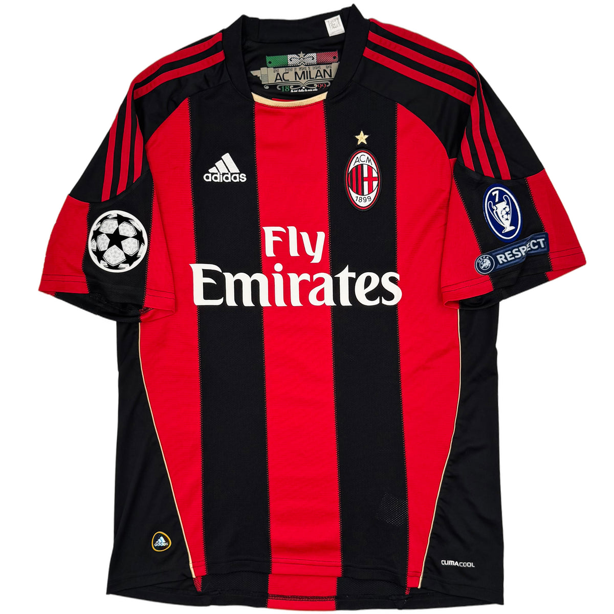 2010-11 AC Milan Thuis Shirt Ronaldinho - Oldschool Voetbalshirts