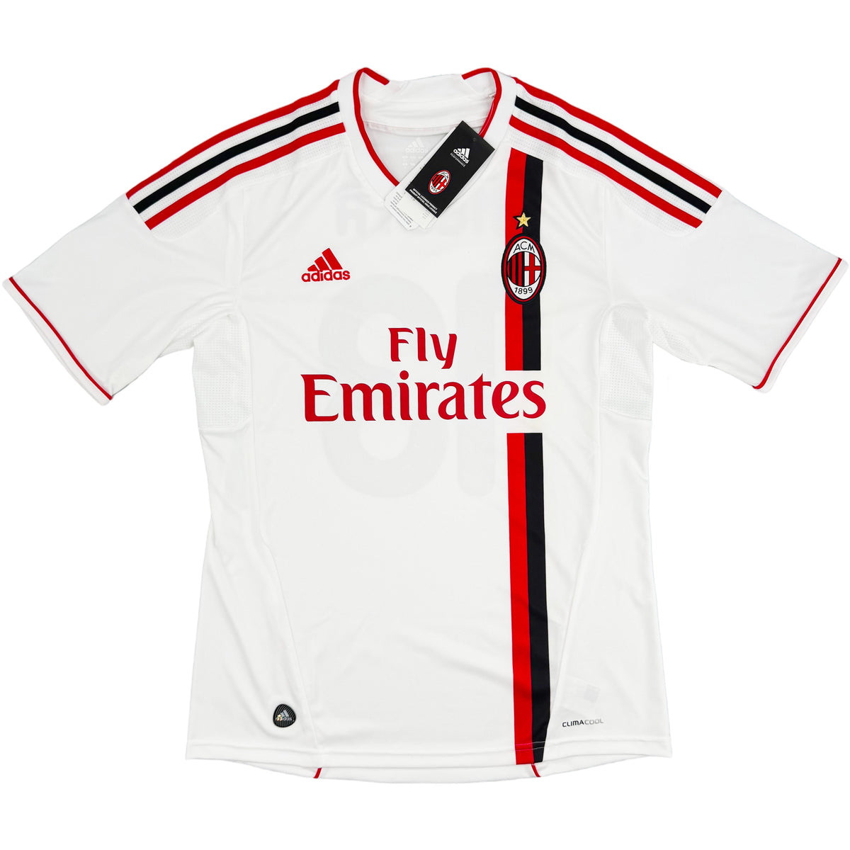 2011-12 AC Milan Uit Shirt Nesta - Oldschool Voetbalshirts