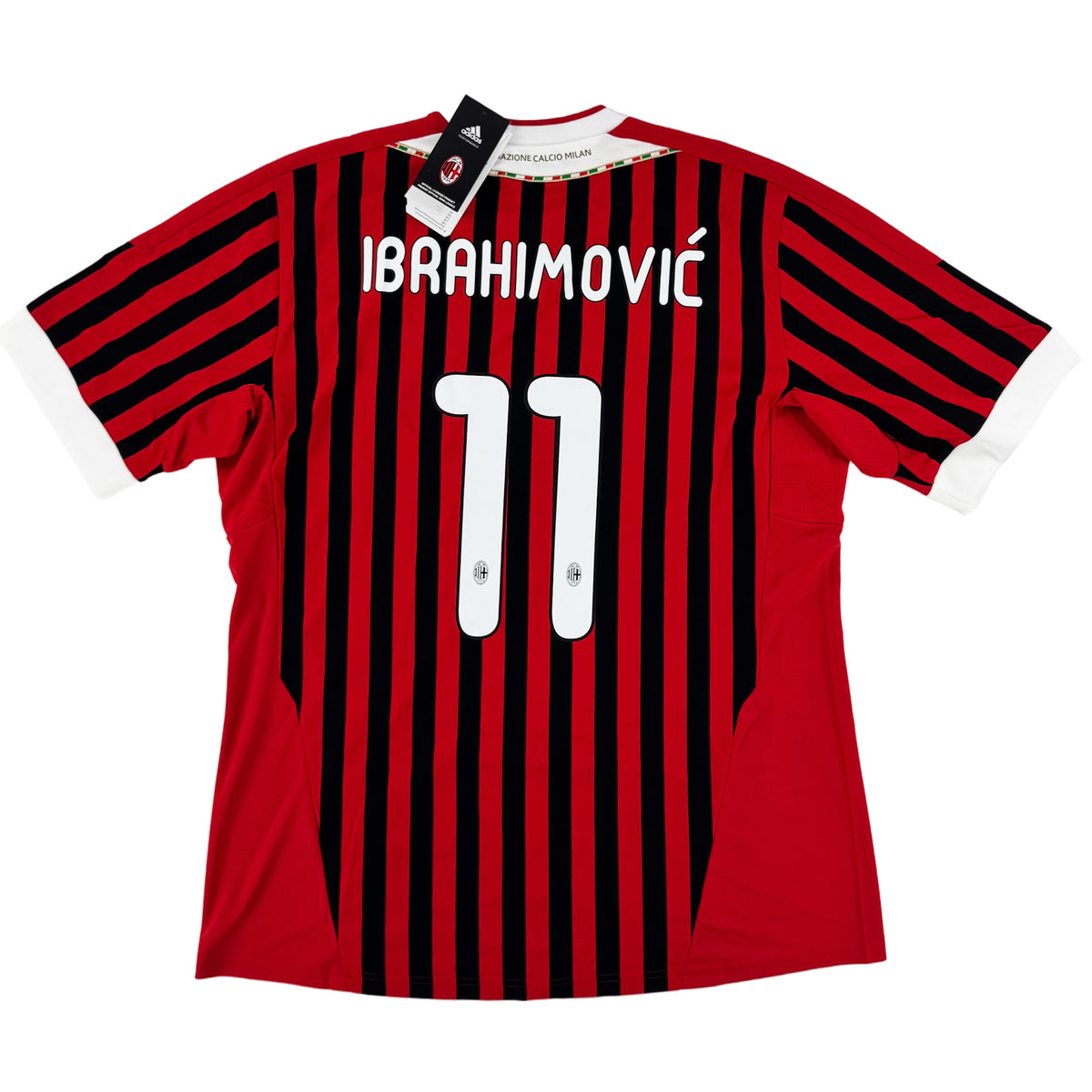 2011-12 AC Milan Thuis Shirt Ibrahimovic - Oldschool Voetbalshirts