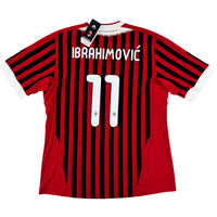 2011-12 AC Milan Thuis Shirt Ibrahimovic - Oldschool Voetbalshirts