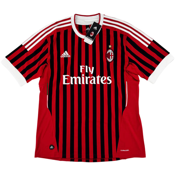 2011-12 AC Milan Thuis Shirt Ibrahimovic - Oldschool Voetbalshirts