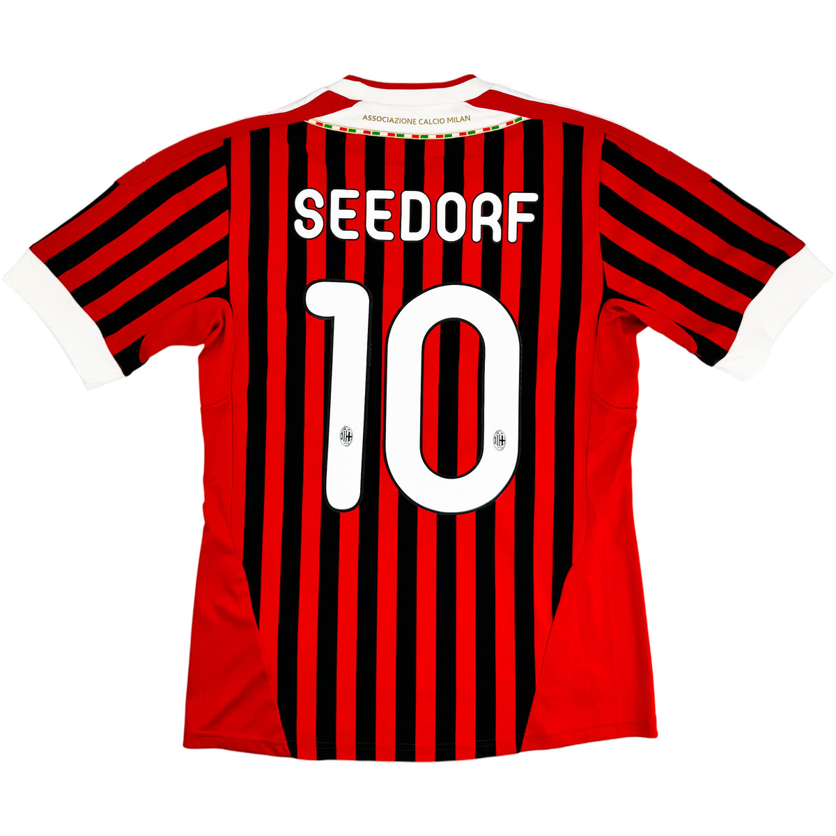 2011-12 AC Milan Thuis Shirt Seedorf - Oldschool Voetbalshirts