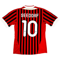 2011-12 AC Milan Thuis Shirt Seedorf - Oldschool Voetbalshirts