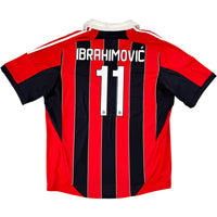 2012-13 AC Milan Thuis Shirt Ibrahimovic - Oldschool Voetbalshirts