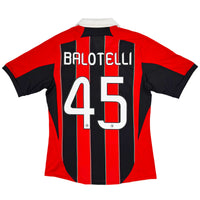 2012-13 AC Milan Thuis Shirt Balotelli - Oldschool Voetbalshirts