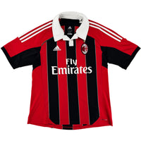 2012-13 AC Milan Thuis Shirt - Oldschool Voetbalshirts