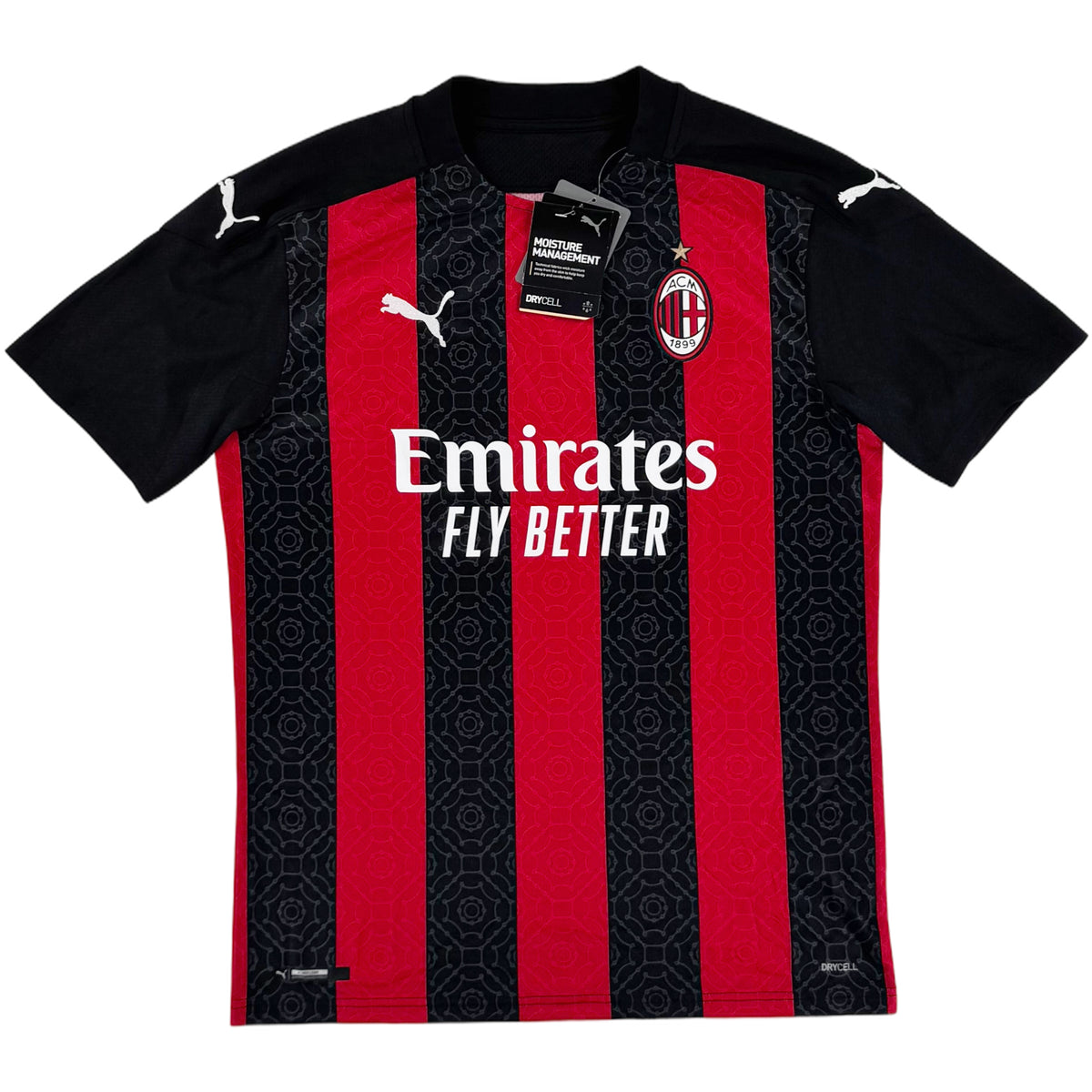 2020-21 AC Milan Thuis Shirt - Oldschool Voetbalshirts