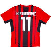 2021-22 AC Milan Thuis Shirt Ibrahimovic