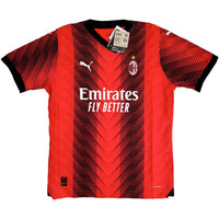 2023-24 AC Milan Pro Thuis Shirt - Oldschool Voetbalshirts
