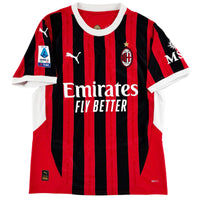 2024-25 AC Milan Thuis Shirt - 10/10 - (M) - Oldschool Voetbalshirts