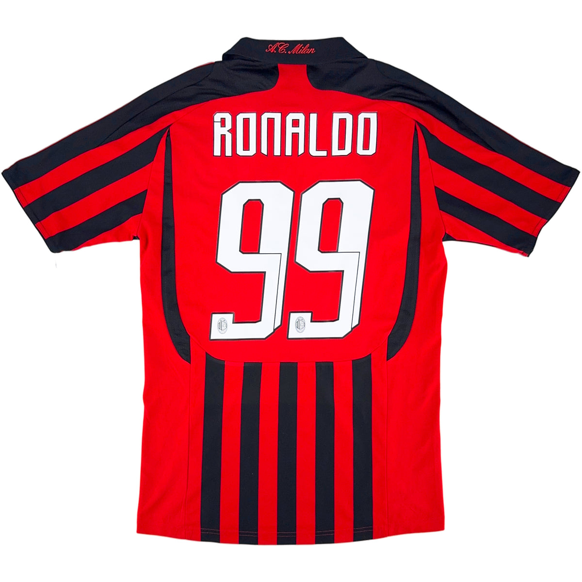 2007-08 AC Milan Thuis Shirt Ronaldo