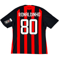 2008-09 AC Milan Thuis Shirt Ronaldinho