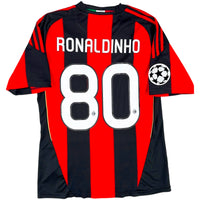 2010-11 AC Milan Thuis Shirt Ronaldinho - Oldschool Voetbalshirts